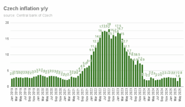 bne IntelliNews - Czech inflation accelerates to 2.8% y/y in May, according to flash estimate