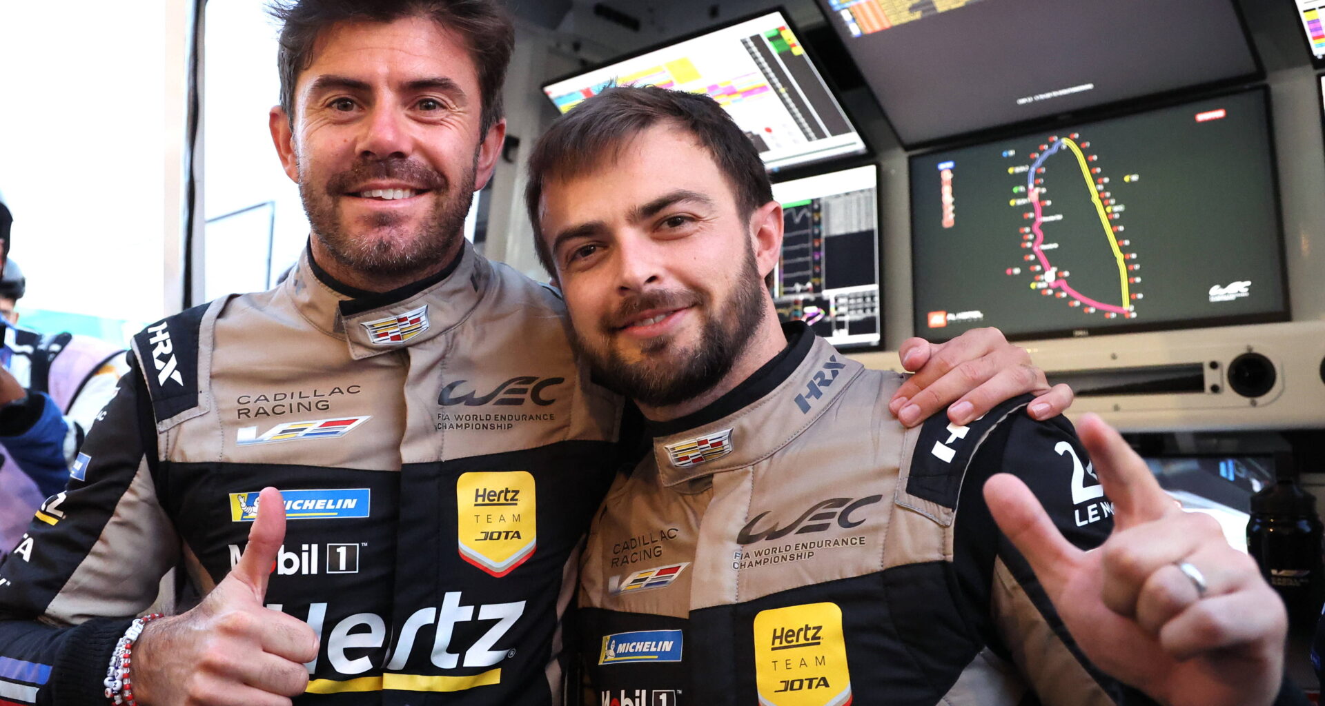 Le pilote antibois Norman Nato et ses coéquipiers britanniques hissent la Cadillac N°12 en pole position des 24 Heures du Mans
