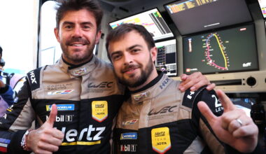 Le pilote antibois Norman Nato et ses coéquipiers britanniques hissent la Cadillac N°12 en pole position des 24 Heures du Mans