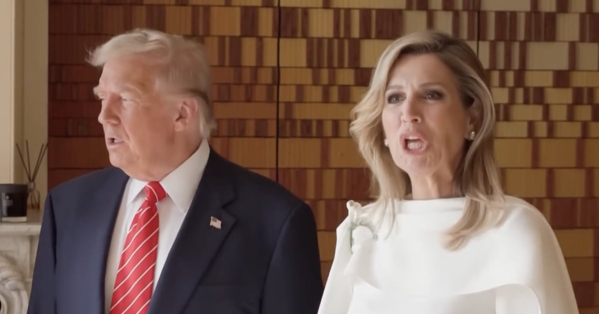 Dutch Queen Máxima Appears to Mock Trump to His Face During NATO Visit