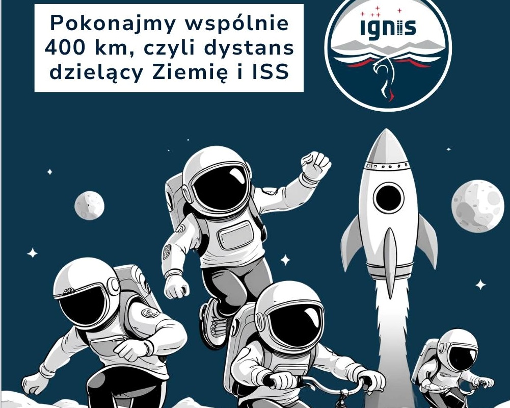 Polska Agencja Kosmiczna POLSA zaprasza do udziału w akcji Dogoń astronautę. Uczestnicy, doskonaląc formę fizyczną, wspierają polską misję IGNIS na Międzynarodową Stację Kosmiczną