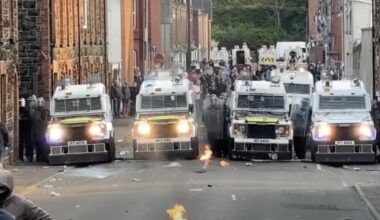 Dozens of police officers injured in riots in Northern Ireland