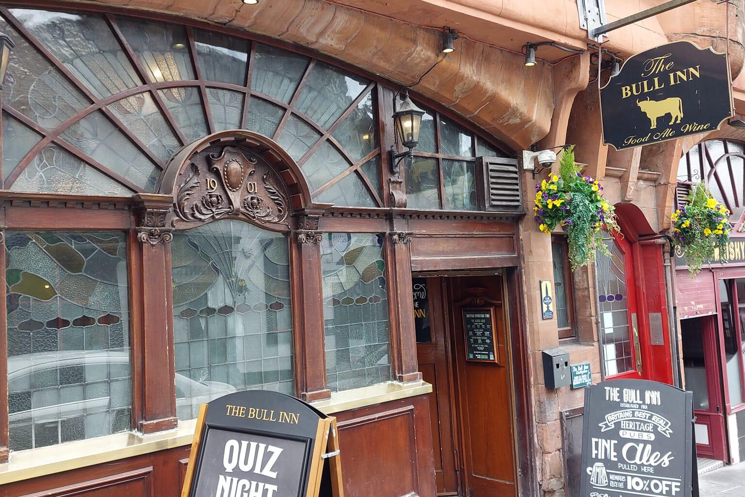 Oldest bar in Paisley, Renfrewshire - The Bull Inn