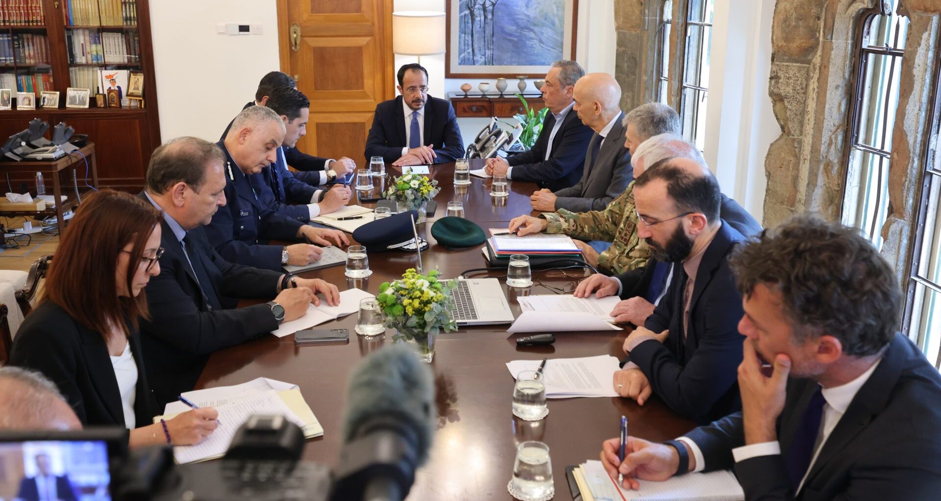 cover President stresses security, distances Cyprus from Israel-Iran conflict