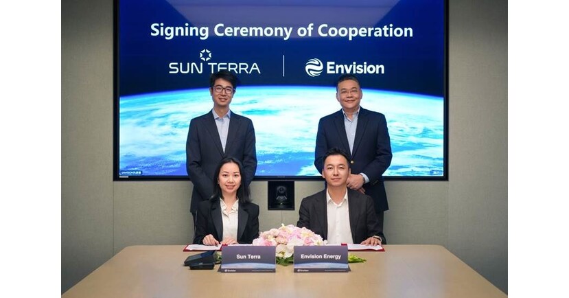 Envision Energy Partners with SUN Terra to Build Full-Chain Energy Storage Ecosystem