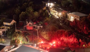 Lyttelton landslide hits home, residents evacuated