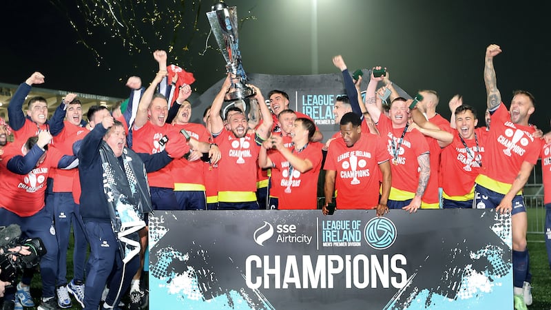 Shelbourne win the League of Ireland Premier Division after late win against Candystripes