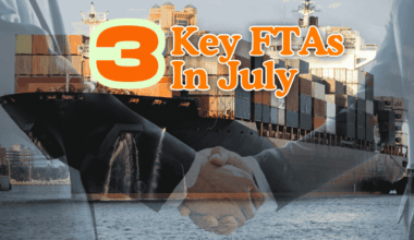 India pushing key FTAs with US, UK, EU in July to boost exports, cut tariffs. (Image: Canva)