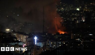 Israel strikes southern Beirut on eve of religious holiday