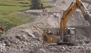 Les glissements de terrain s'accélèrent dans le Haut Val de Bagnes, la situation sous surveillance - rts.ch