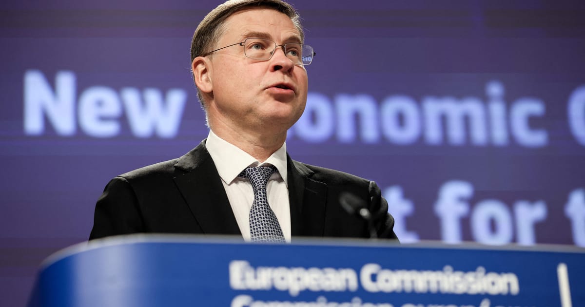 It’s that man again! Veteran Dombrovskis as EU economy boss will reassure Germany. – POLITICO