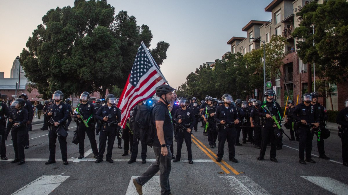 Marines in LA on fifth day of immigration protests – NBC Los Angeles