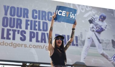 Protesters call on Dodgers to do more to support immigrants: ‘It’s devastating for me’