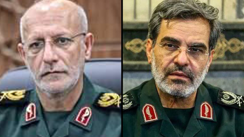 Iranian military intelligence chief Gholam Reza Mehrabi and deputy operations chief Mahdi Rabbani מהדי רבאני גולאם רזא מחראבי