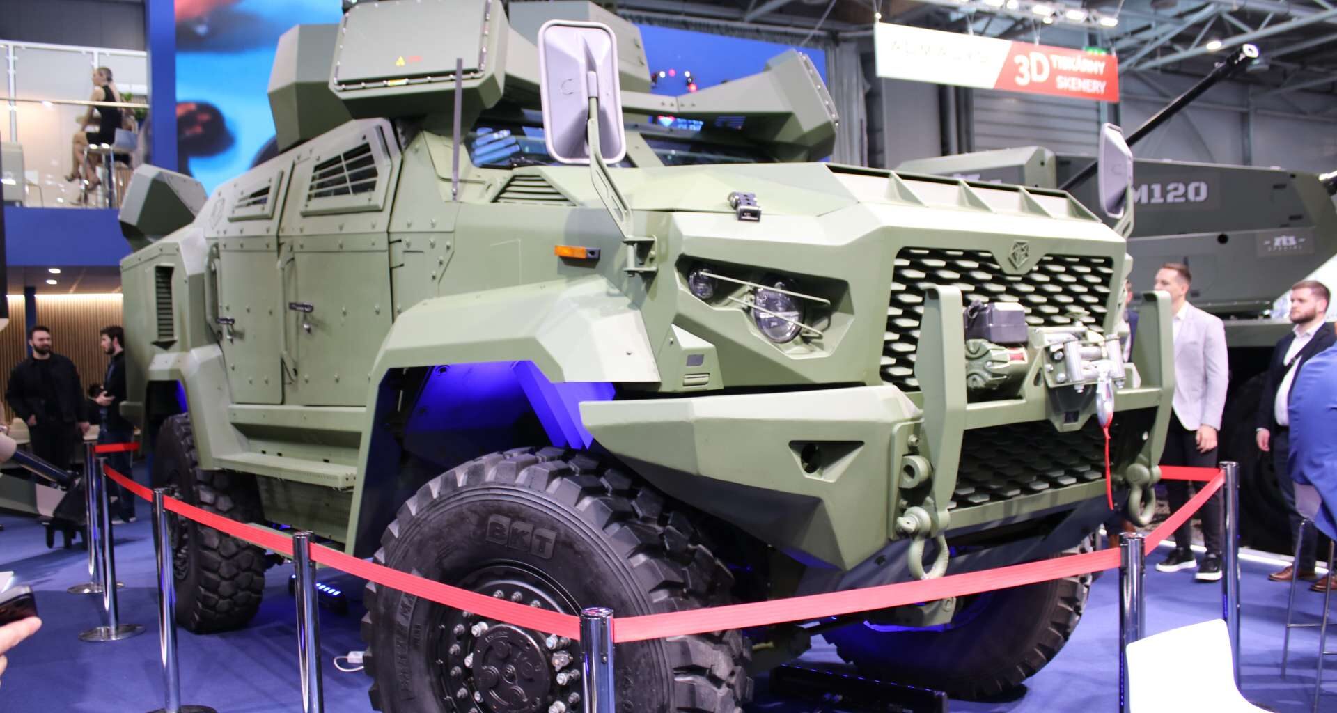 DefTech Slovakia Introduces 4x4 Wolf armored vehicle with AESA radar for Mobile Air Defense
