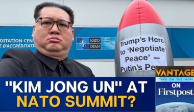 Man Impersonating North Korea's Kim Jong Un Mocks Trump During NATO Summit |Vantage on Firstpost