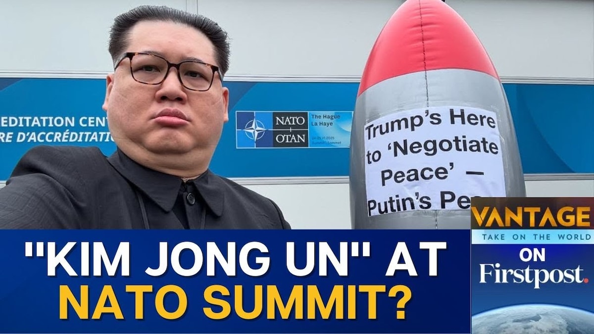 Man Impersonating North Korea's Kim Jong Un Mocks Trump During NATO Summit |Vantage on Firstpost