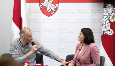 Belarus Opposition Couple to Keep Fighting for Release of Political Prisoners