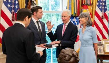 Trump, Rubio swear in Charles Kushner as ambassador to France