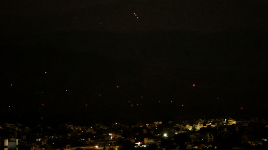 Pakistani drone sightings in Jammu sector on May 10, hours after no fire pact was announced from 5 pm that day.(Reuters File)
