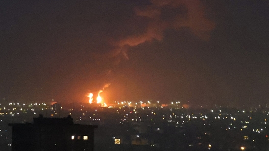 Iran Israel war news live updates: Flames from a fire at the Tehran oil refinery, located south of the capital, are seen burning in the distance on June 15, 2025. Iran Israel war news live updates: Flames from a fire at the Tehran oil refinery, located south of the capital, are seen burning in the distance on June 15, 2025.