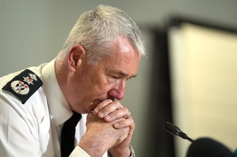 Police Service of Northern Ireland Chief Constable Jon Boutcher said policing cannot be taken for granted