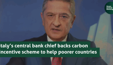 Italy’s central bank chief backs carbon incentive scheme to help poorer countries