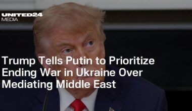 Trump tells Putin: “Mediate your own war.” After a call with the Kremlin leader, Trump says Putin should focus on ending the war in Ukraine instead of trying to broker peace in the Middle East