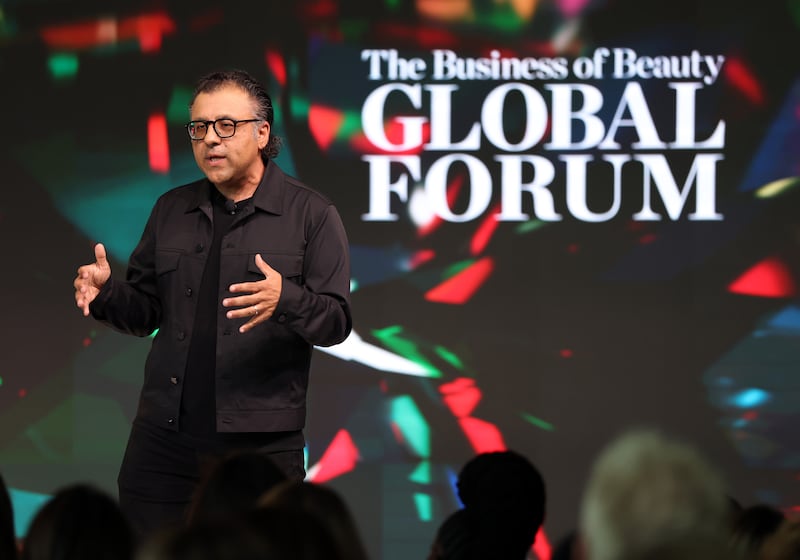 NAPA, CALIFORNIA - JUNE 10: Varun Soni speaks onstage at "Connection in the Age of Disruption" during The Business of Beauty Global Forum 2025 presented by The Business of Fashion at Stanly Ranch on June 10, 2025 in Napa, California. (Photo by Monica Schipper/Getty Images for The Business of Fashion)