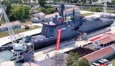 North Korean destroyer