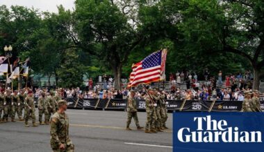 Trump coveted a military spectacle but his parade proved underwhelming: ‘Just kind of lame’
