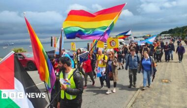 Police probe hate crime over removal of pride flags on Arran
