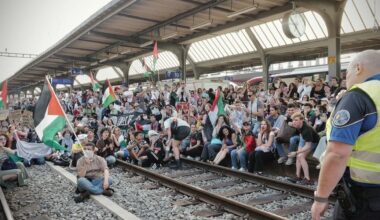 Chaos at Lausanne and Geneva stations due because of pro-Palestinian demonstrators