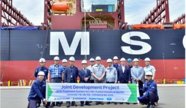 KR Successfully Demonstrates Boil-Off Gas Recycling Technology.  (Image courtesy of Korean Register )