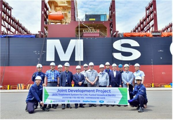 KR Successfully Demonstrates Boil-Off Gas Recycling Technology. (Image courtesy of Korean Register )