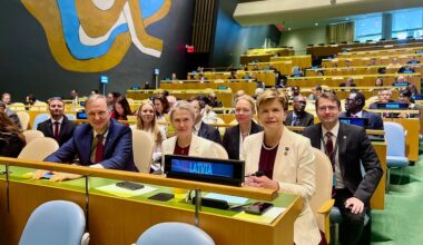With broad support from UN member states, Latvia elected to the UN Security Council (2026–2027) for the first time ever