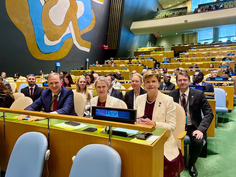 With broad support from UN member states, Latvia elected to the UN Security Council (2026–2027) for the first time ever