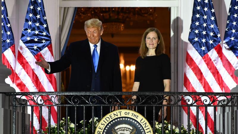 Amy Coney Barrett leaves no doubt that she stands with Trump and the conservative supermajority