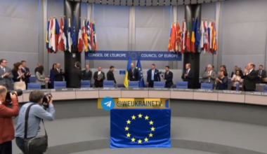 Zelensky was greeted with thunderous applause in the Council of Europe hall. 25.06.2025