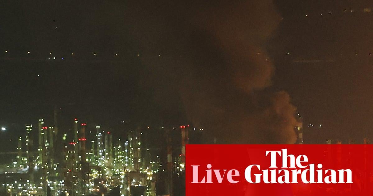 Up to eight reportedly killed and more than 90 injured in Israel as strike damages hospital in the west of Iran