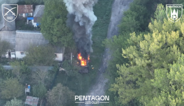 "Pentagon" UAV Battalion of the 225th Assault Regiment of Ukraine strikes Russian ATV, vehicles and infantry with FPV. Tyotkino, Kursk Oblast, Russia
