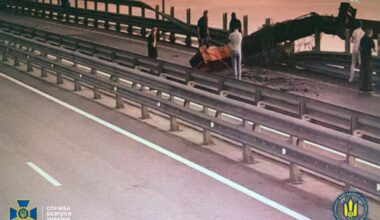 BREAKING: Ukraine's SBU damages Crimean Bridge by mining underwater supports