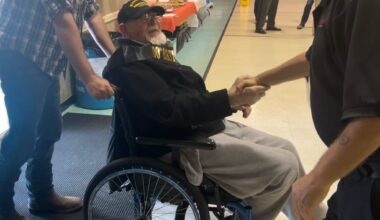World War II Veteran Michael Gronsky celebrates 100th birthday with parade in South Amherst