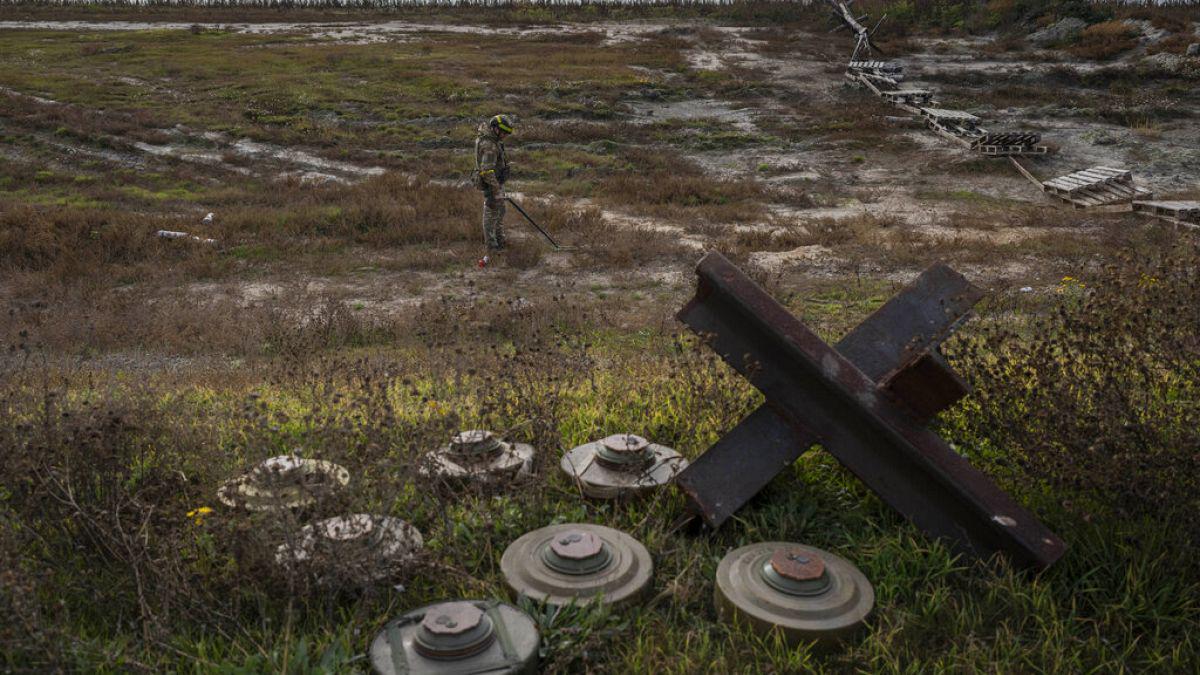Ukraine withdraws from anti-personnel mines ban treaty, says Zelenskyy