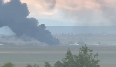 New perspective of the aftermath of the Ukrainian FPV drone attack on Belaya air base, Irkutsk Oblast (June 1st, 2025)