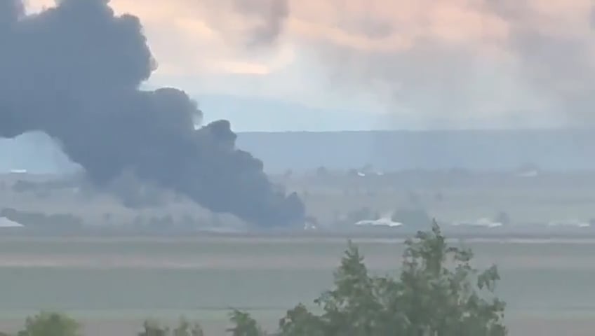 New perspective of the aftermath of the Ukrainian FPV drone attack on Belaya air base, Irkutsk Oblast (June 1st, 2025)