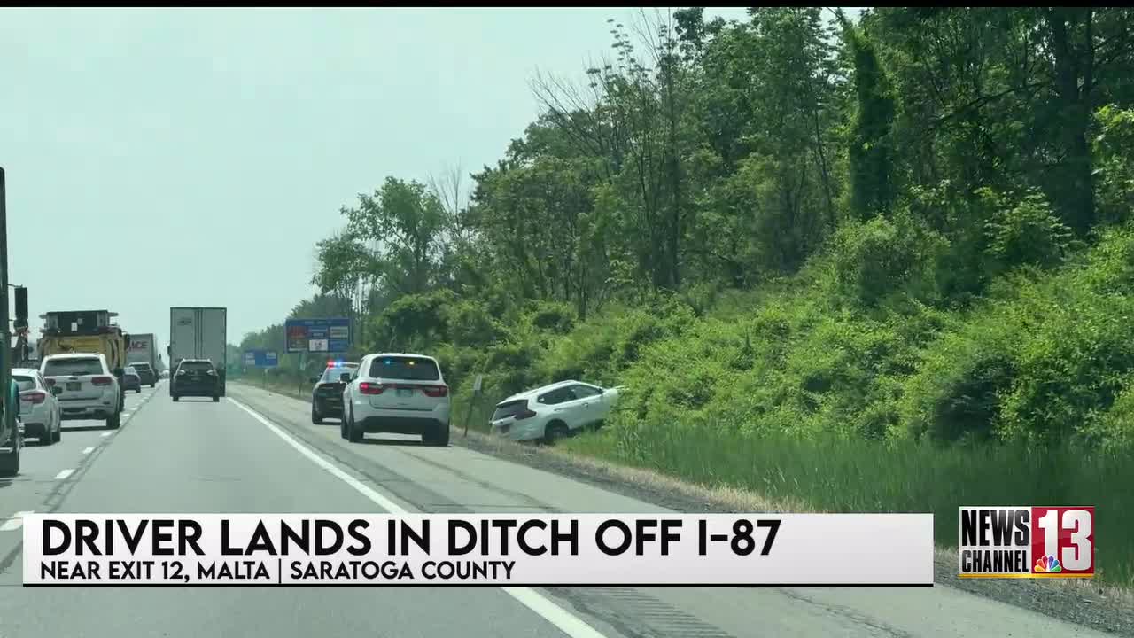 Car accident ties up Northway traffic in Malta