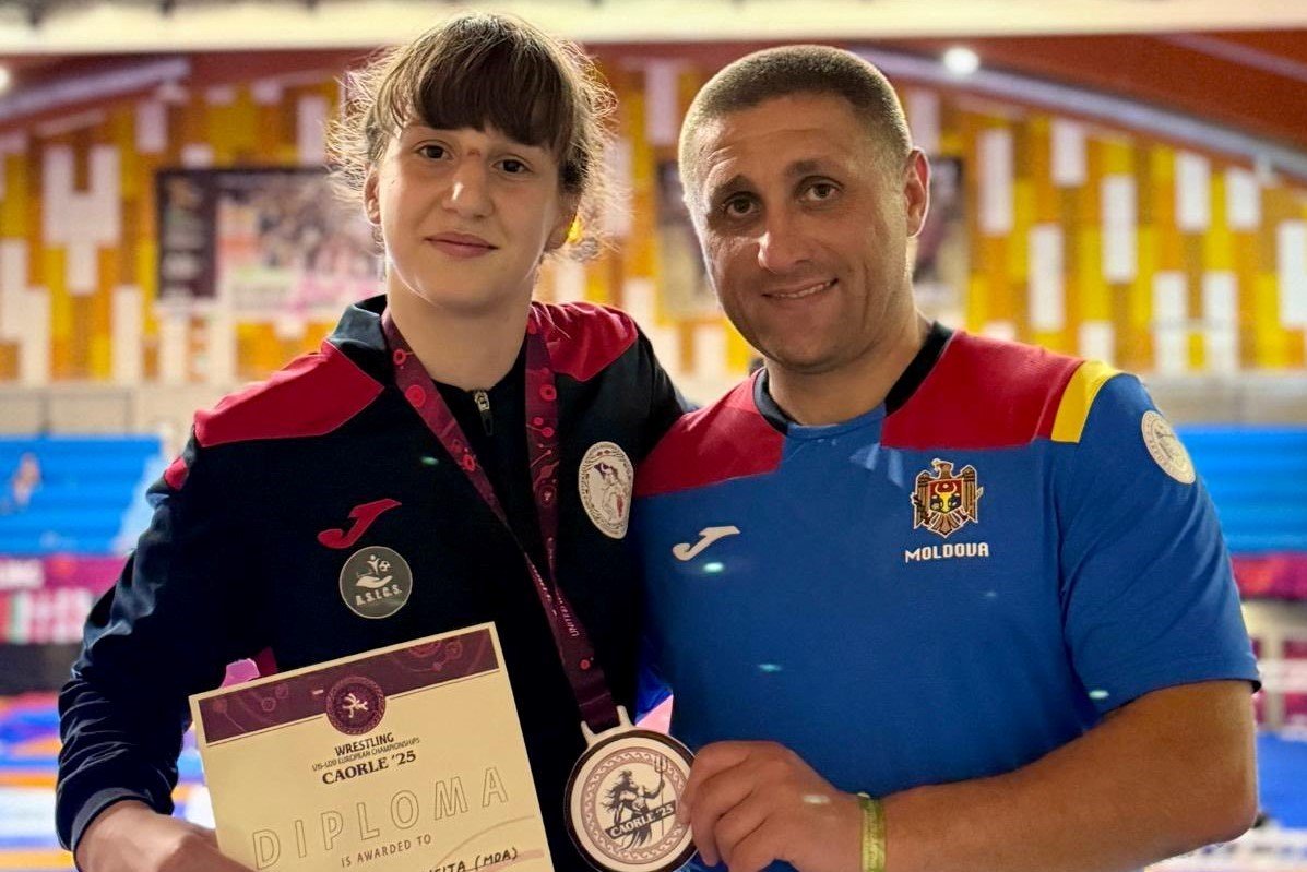 Bronze for Moldova at the European U-15 women's wrestling championships