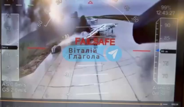 Russian Tu-95MS bombers being hit by fpv drones