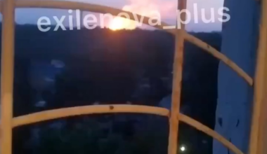 Ukrainian attack drones reportedly struck Russia’s Tambov Gunpowder Plant in Kotovsk moments ago. Multiple secondary explosions could be seen rising from the Russian munitions production facility. June 2025